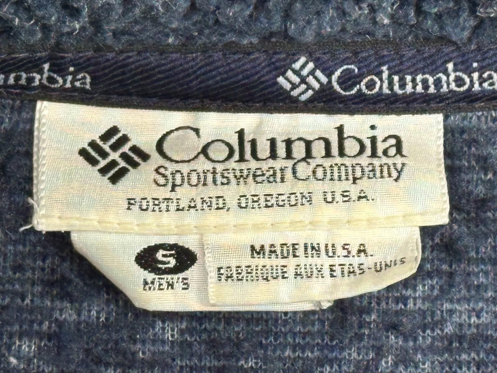 Columbia Columbia Half Zip Pullover Fleece Blue Mens Small Size US S / EU 44-46 / 1 - 9 Thumbnail