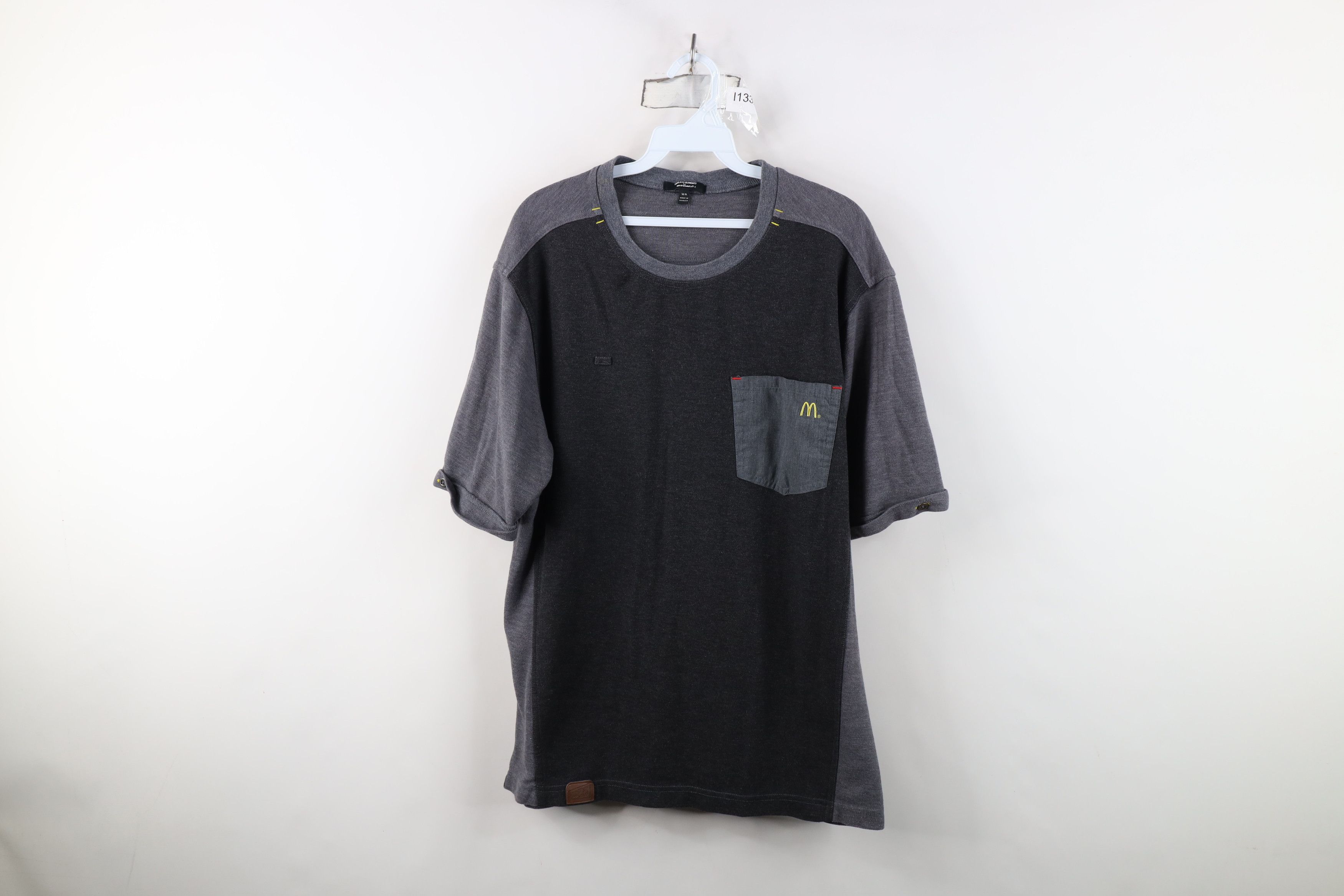 Vintage Vintage Y2K McDonald's Fast Food Block Employee T-Shirt Gray Size US M / EU 48-50 / 2 - 1 Thumbnail