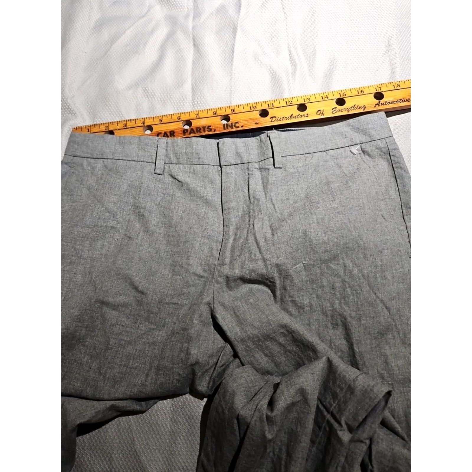 J.Crew J.CREW Pants Mens 34x32 Bedford Slim Flat Front Gray Wool Cotton Chino Trousers / Pants Size US 34 / EU 50 - 5 Thumbnail
