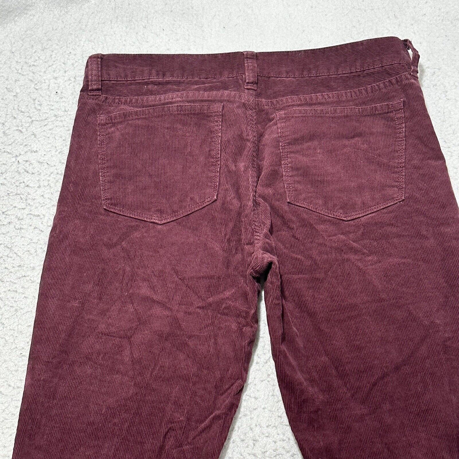 J.Crew J. Crew 28 Corduroy Burgundy Skinny Leg Pants (31 x 28) Size 31" - 8 Thumbnail