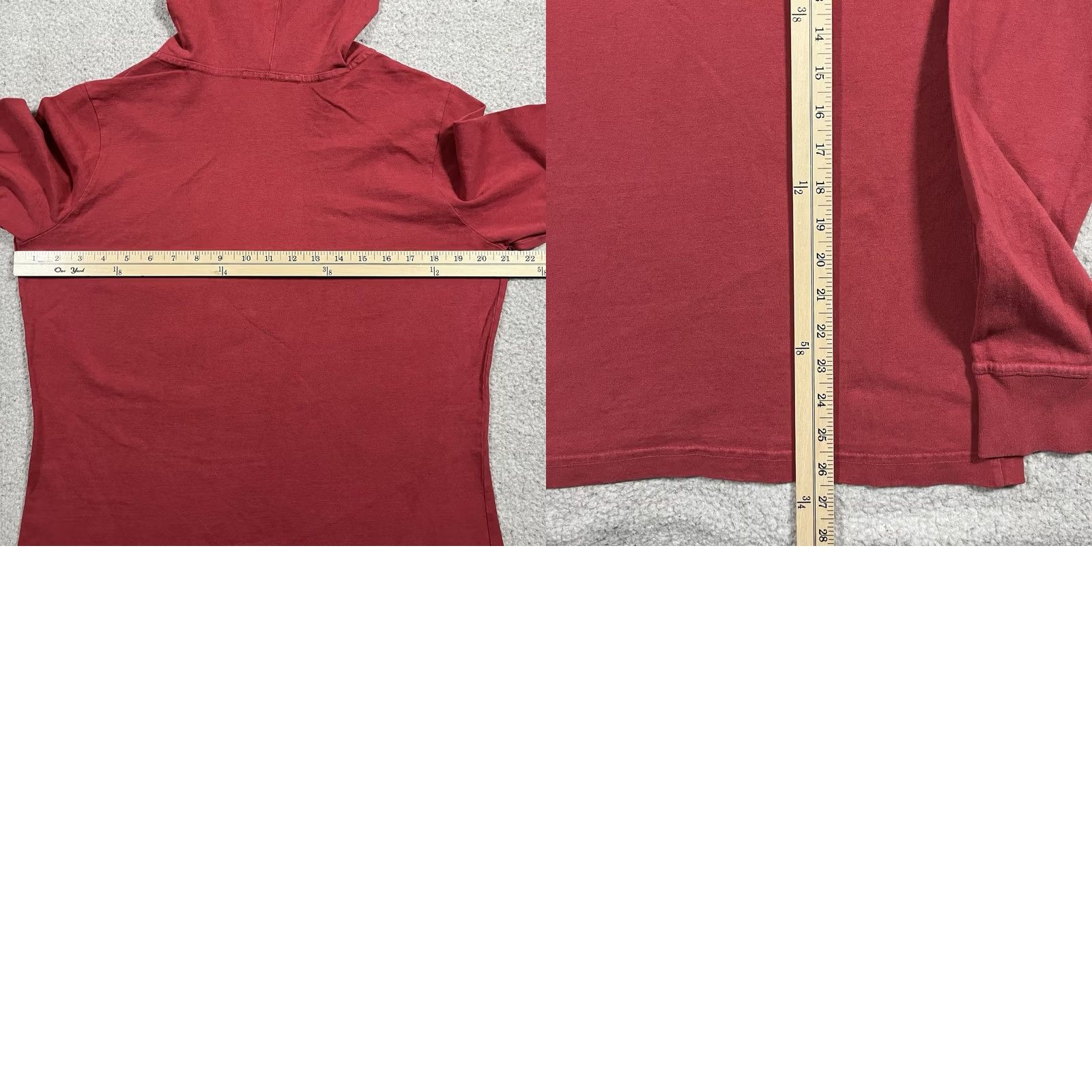 Vintage American Giant Womens L Red Hoodie Sweatshirt Cotton USA Outdoor Pullover Size L / US 10 / IT 46 - 10 Thumbnail