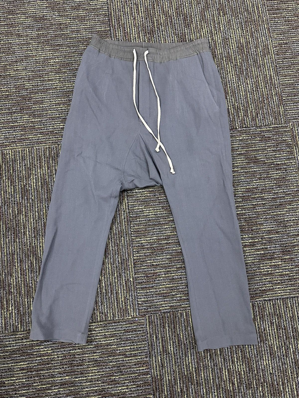 Rick Owens Cropped Pants (pearl color) Size US 32 / EU 48 - 1 Thumbnail