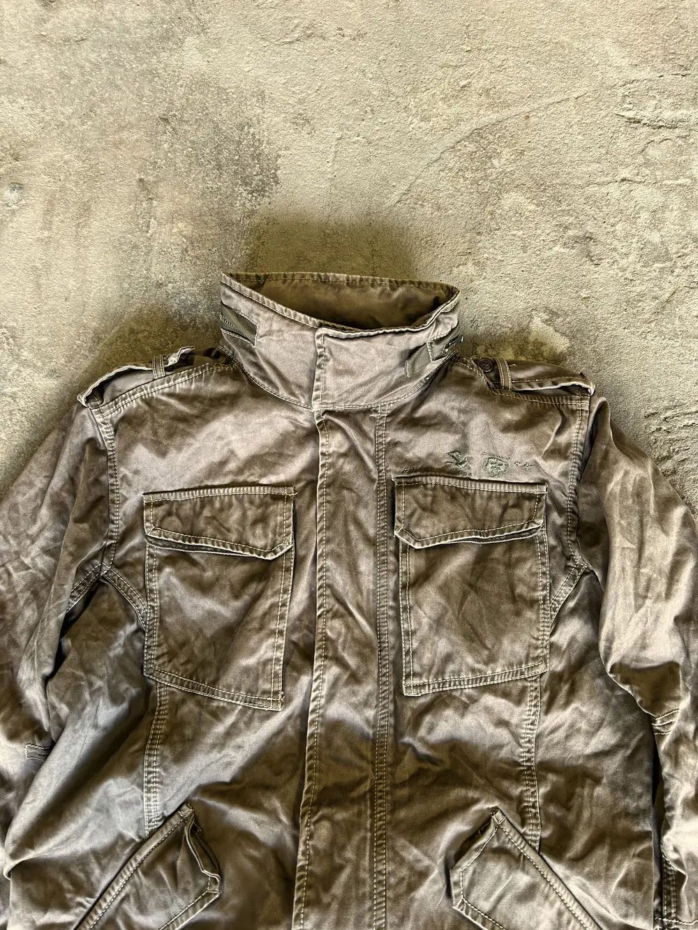Hysteric Glamour × Yohji Yamamoto Vintage Balenciaga Style Diesel Punk Denim Washed Jacket 90s Size US M / EU 48-50 / 2 - 4 Thumbnail