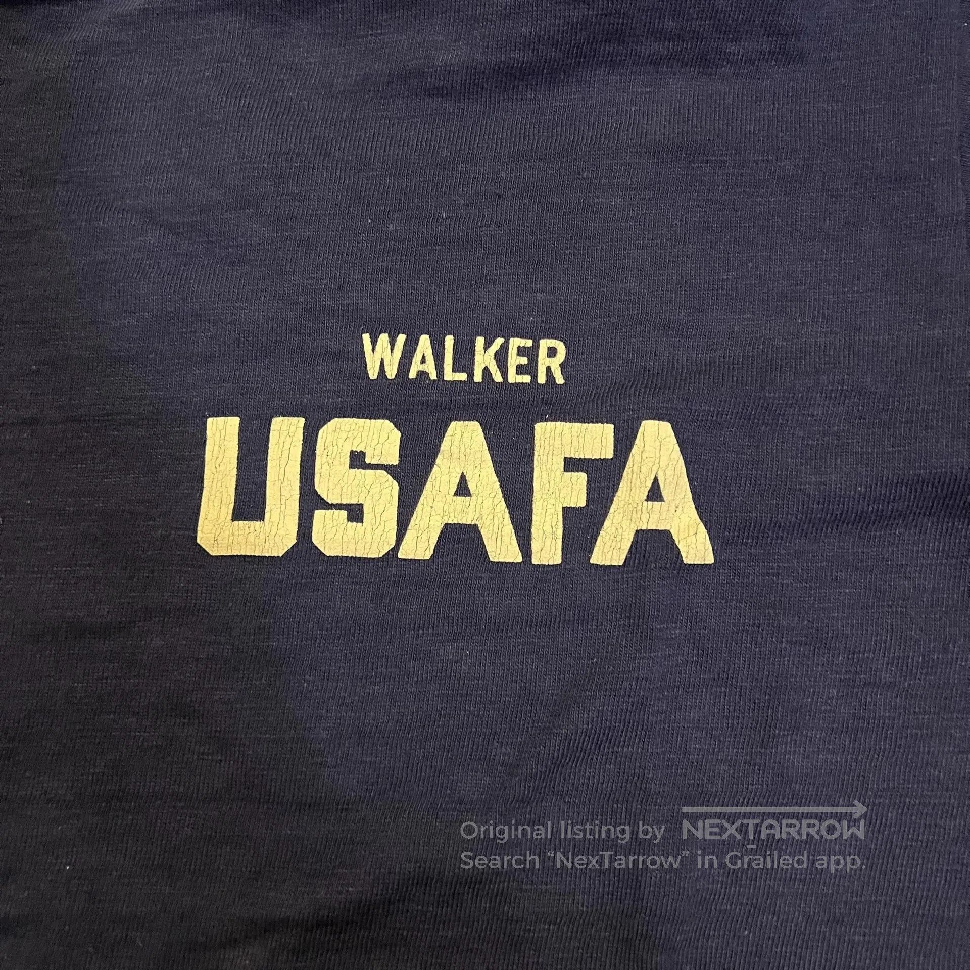 Vintage Navy USAFA Graphic Tee Shirt. Size US L / EU 52-54 / 3 - 5 Thumbnail