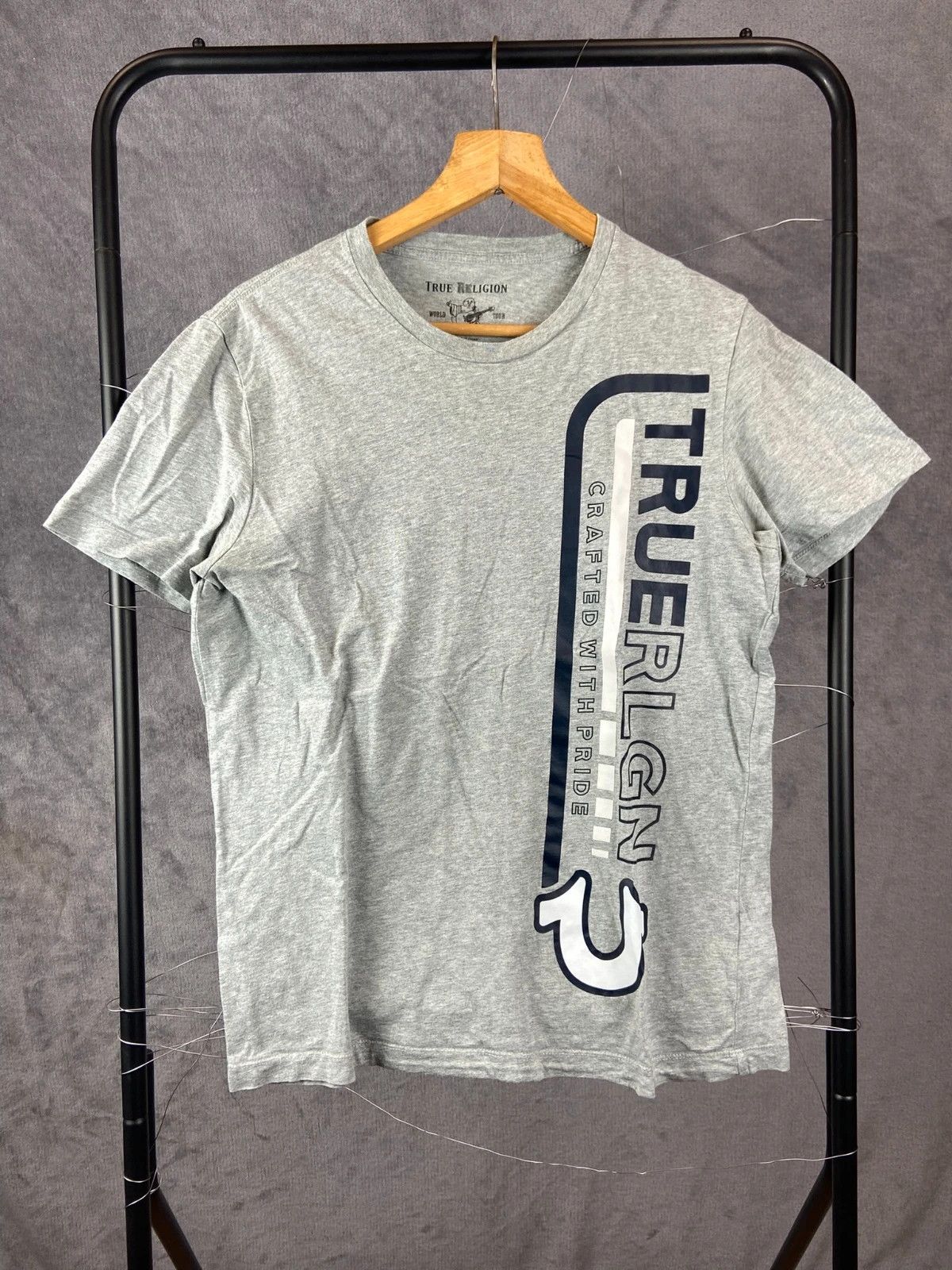 True Religion True Religion Grey Tee / Clean Denim Luxury (M) Size US M / EU 48-50 / 2 - 1 Thumbnail
