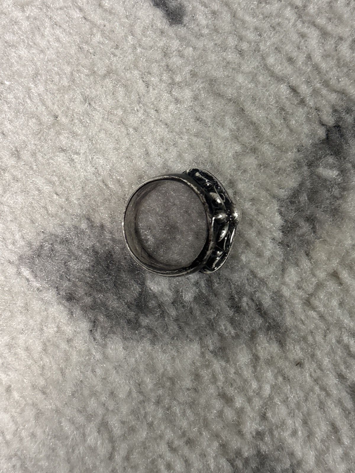 Chrome Hearts CHROME HEARTS BLACK SILVER RING Size ONE SIZE - 6 Thumbnail
