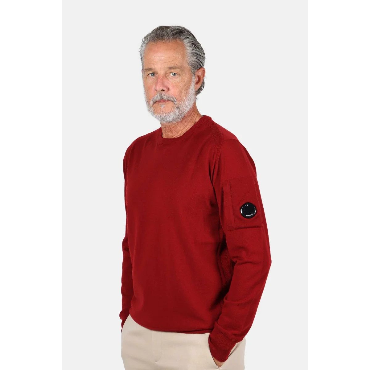 C.P. Company o1y1224 Crewneck Sweater in Brick Red Size US L / EU 52-54 / 3 - 4 Thumbnail