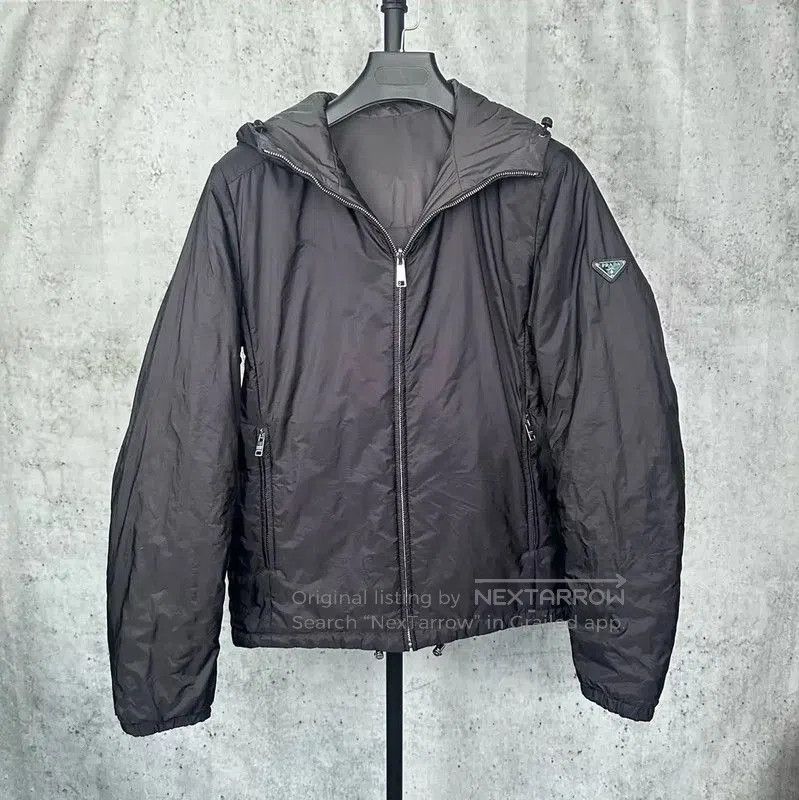 Prada Prada Black Cotton Long Sleeve Jacket. Size US M / EU 48-50 / 2 - 1 Thumbnail