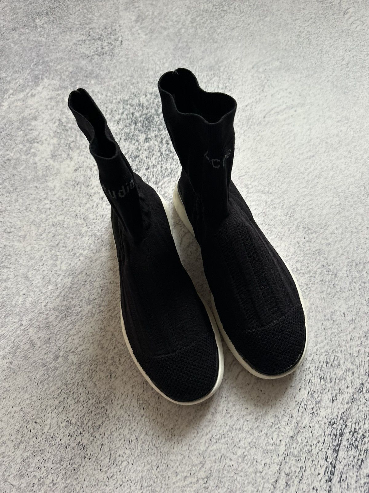 Acne Studios Acne Studios Tristan AS Black/White Sock Sneakers Size 38 Size US 8 / IT 38 - 3 Thumbnail