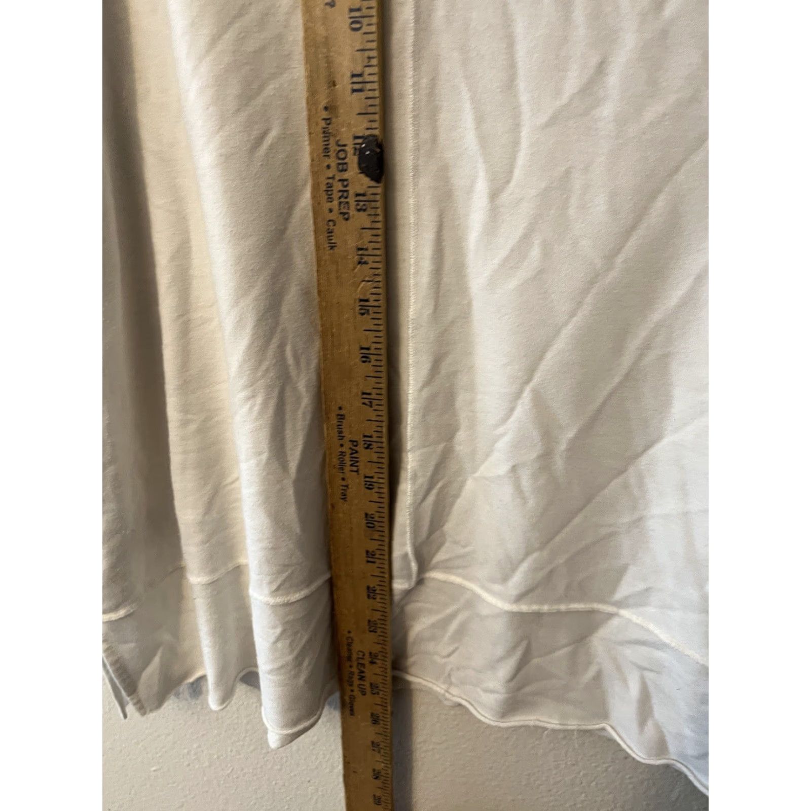 Jones New York Jones New York Women Top Large White Cotton Blend Long Sleeve Casual Top Size L / US 10 / IT 46 - 4 Thumbnail