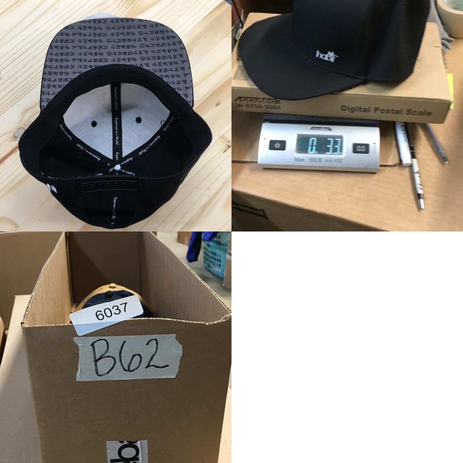 Vintage Habit Snapback Cap Hat Mens One Size Black Solid Adjustable Flat Brim Basic Size ONE SIZE - 8 Thumbnail