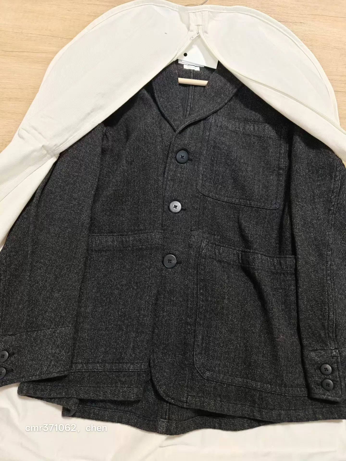 Visvim VISVIM 26SS RAILWOOD JKT Wool & Hemp Twill Jacket Size US M / EU 48-50 / 2 - 7 Thumbnail