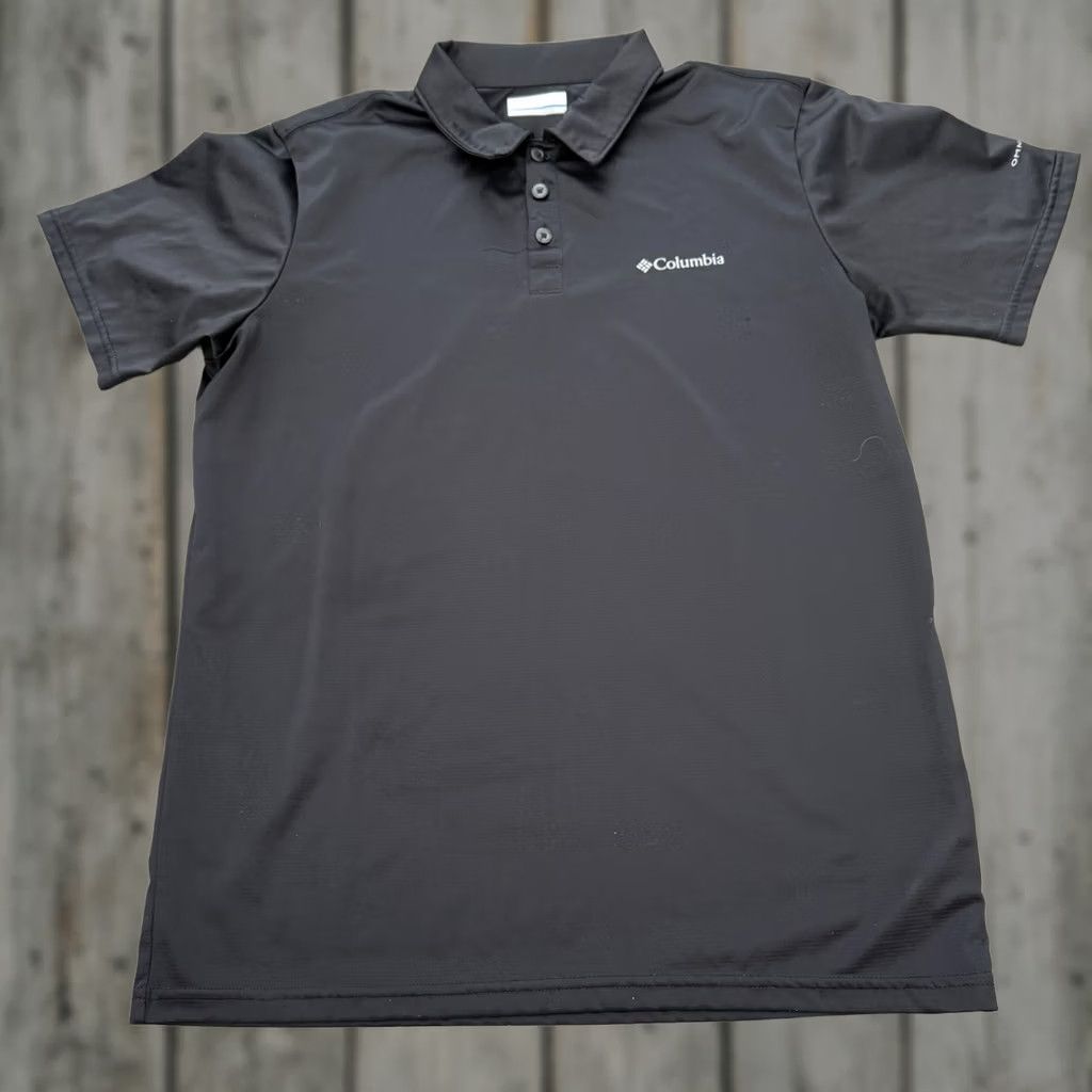 Vintage Columbia Polo Mens Medium Black Omni-Wick Short Sleeve Pullover Shirt Wicking Shirt Polo Mens Black Omni-Wick Short Sleeve Pullover Shirt Size US M / EU 48-50 / 2 - 1 Thumbnail