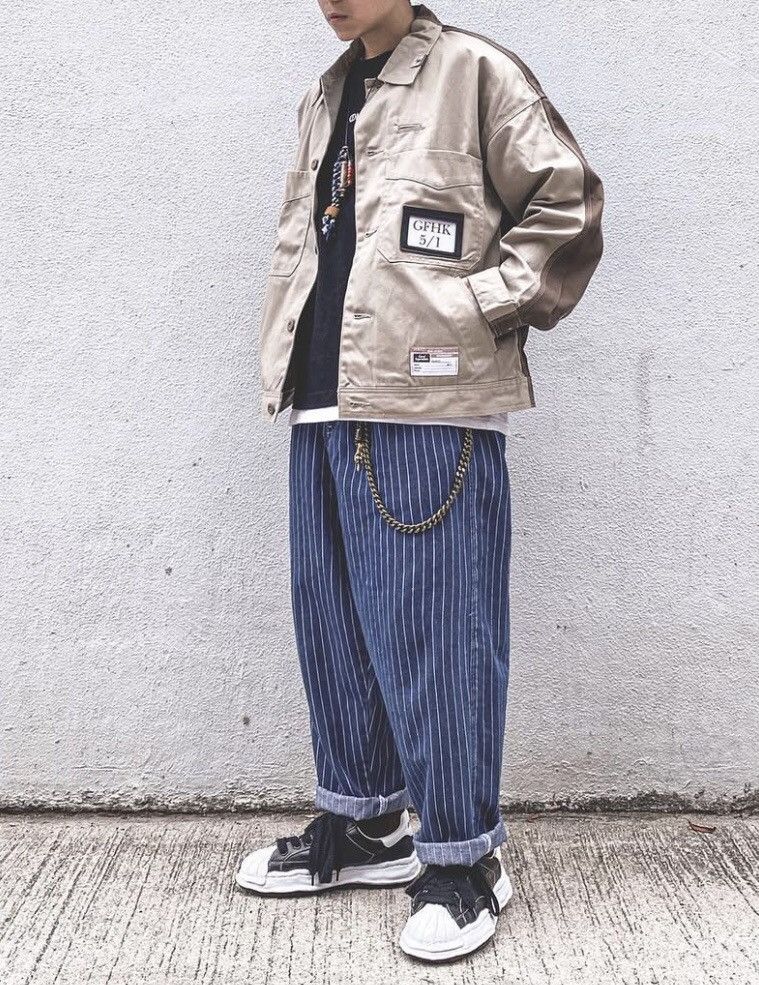 Maison MIHARA YASUHIRO Miharayasuhiro Two Toned Work Jacket Size US S / EU 44-46 / 1 - 4 Thumbnail