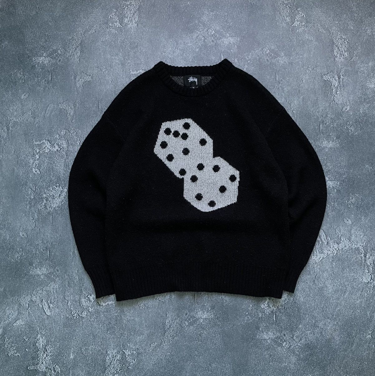 Other Stussy Dice Mohair Knit Sweater Size US XL / EU 56 / 4 - 1 Thumbnail