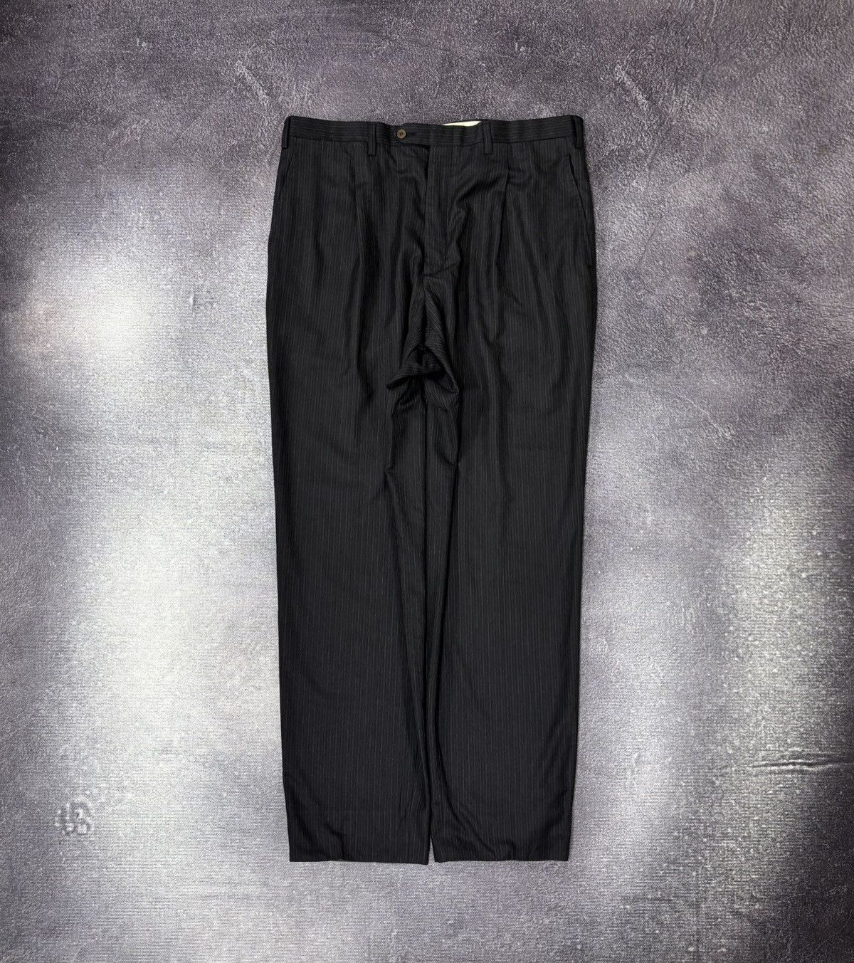 Kiton Kiton Napoli Men’s Pinstripe Gray Wool Dress Pants Trousers Size US 42 / EU 58 - 1 Thumbnail