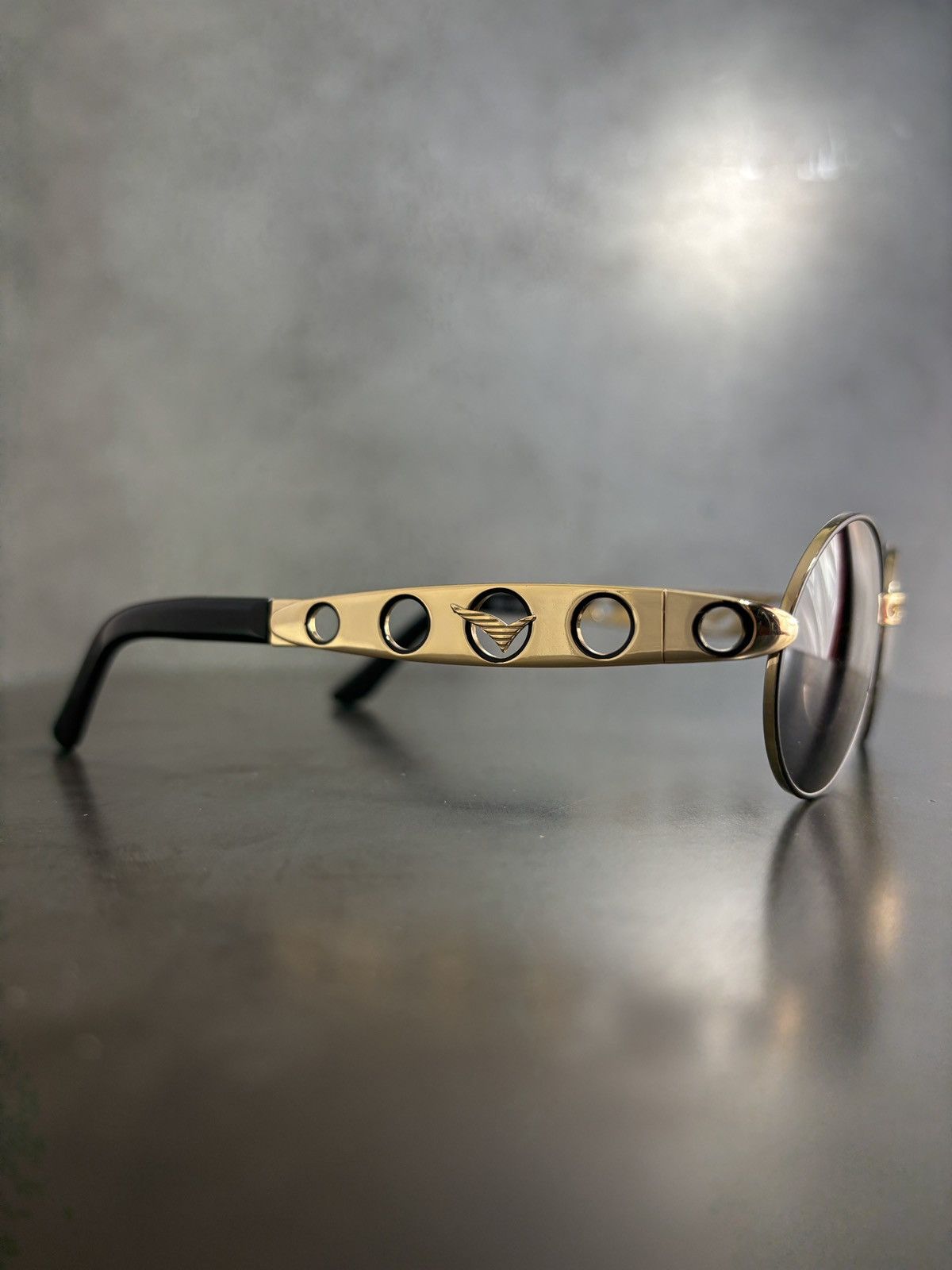Designer NOS 1990s Sunglasses Metal JPG Diesel Sover Italy Deadstock Size ONE SIZE - 15 Thumbnail