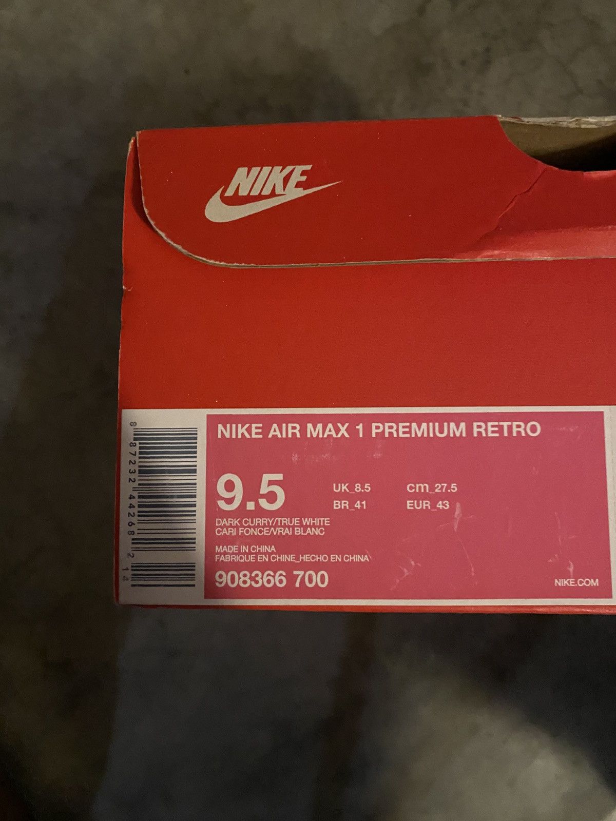 Nike Nike Air Max 1 Curry (2018) Size US 9.5 / EU 42-43 - 2 Thumbnail