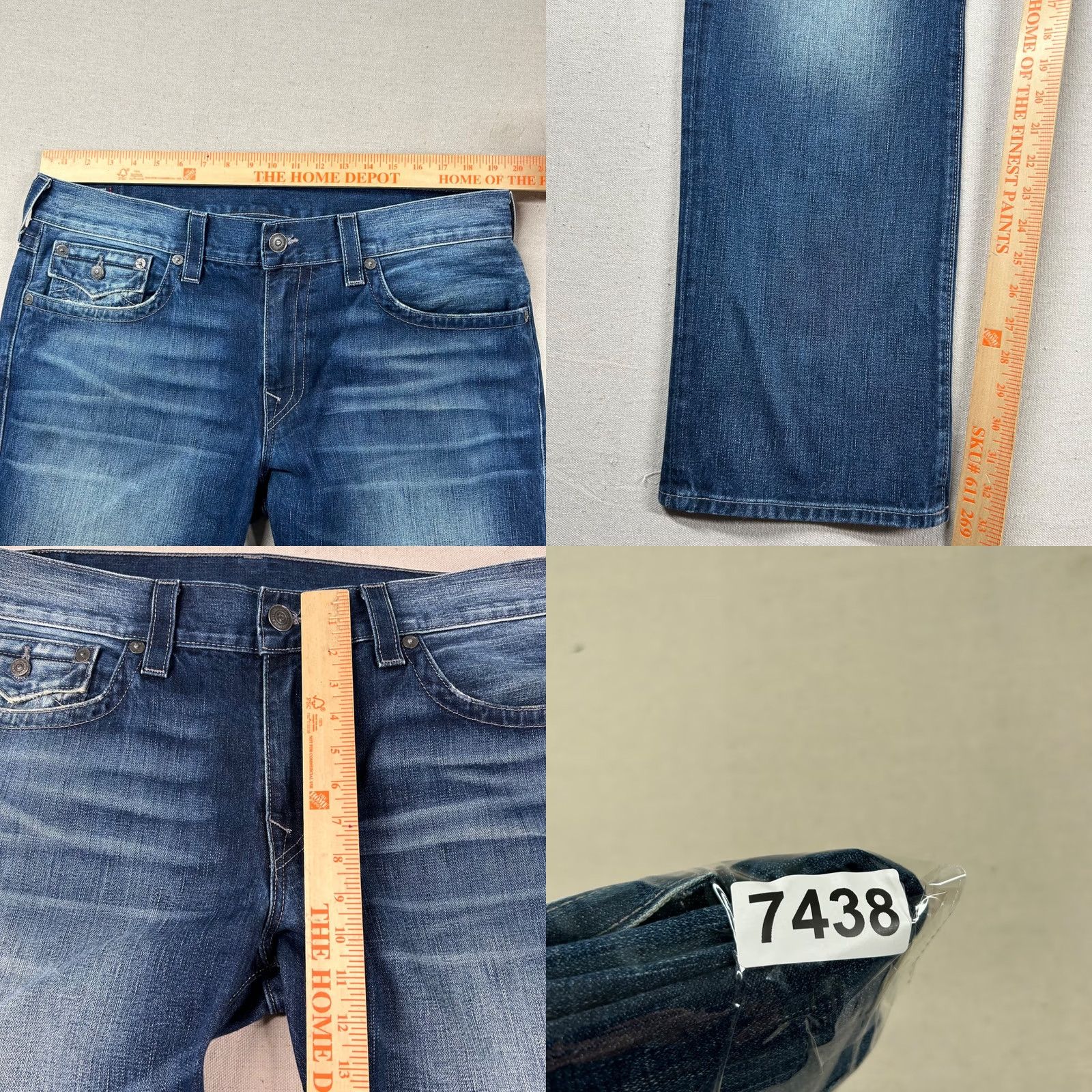True Religion True Religion Jeans Mens 38 Regular 5-Pocket Denim Blue Straight Y2K Size US 38 / EU 54 - 9 Thumbnail