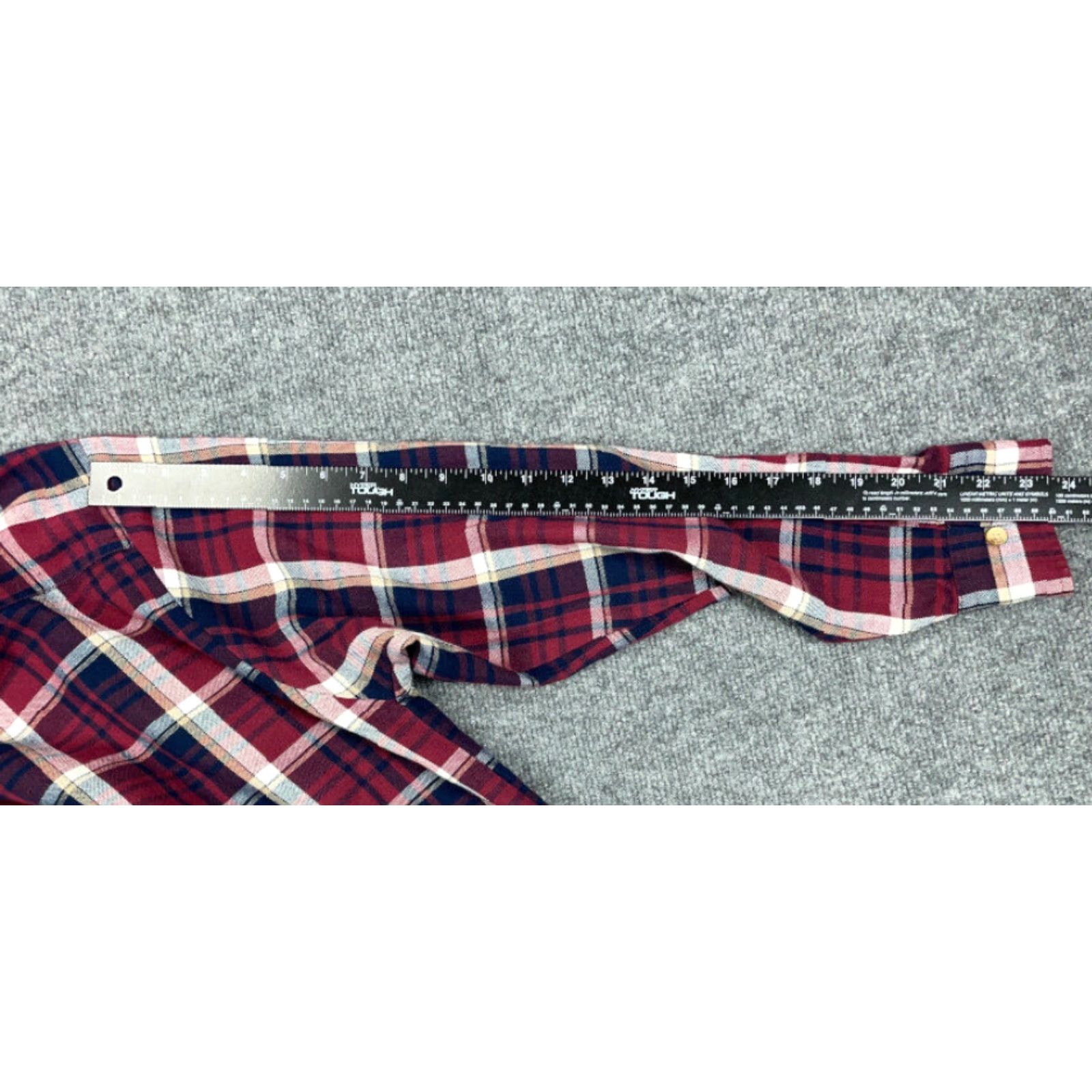 Arrow VINTAGE Arrow Red Plaid Flannel Shirt Adult Large Workwear 80s Grunge Casual Mens Clothing Size US L / EU 52-54 / 3 - 7 Thumbnail