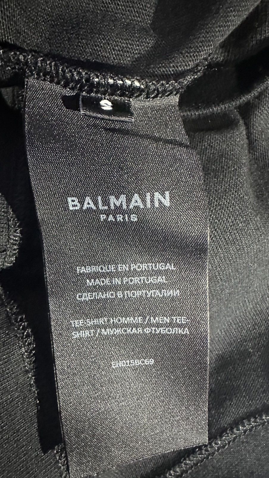 Balmain Balmain Main Lab Holographic Crewneck T-Shirt Size US S / EU 44-46 / 1 - 4 Thumbnail