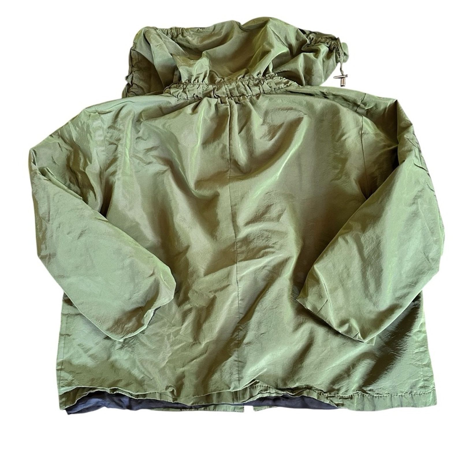 Zara Zara Hunter Green Zip-Up Jacket – Size M – EUC Size M / US 6-8 / IT 42-44 - 5 Thumbnail