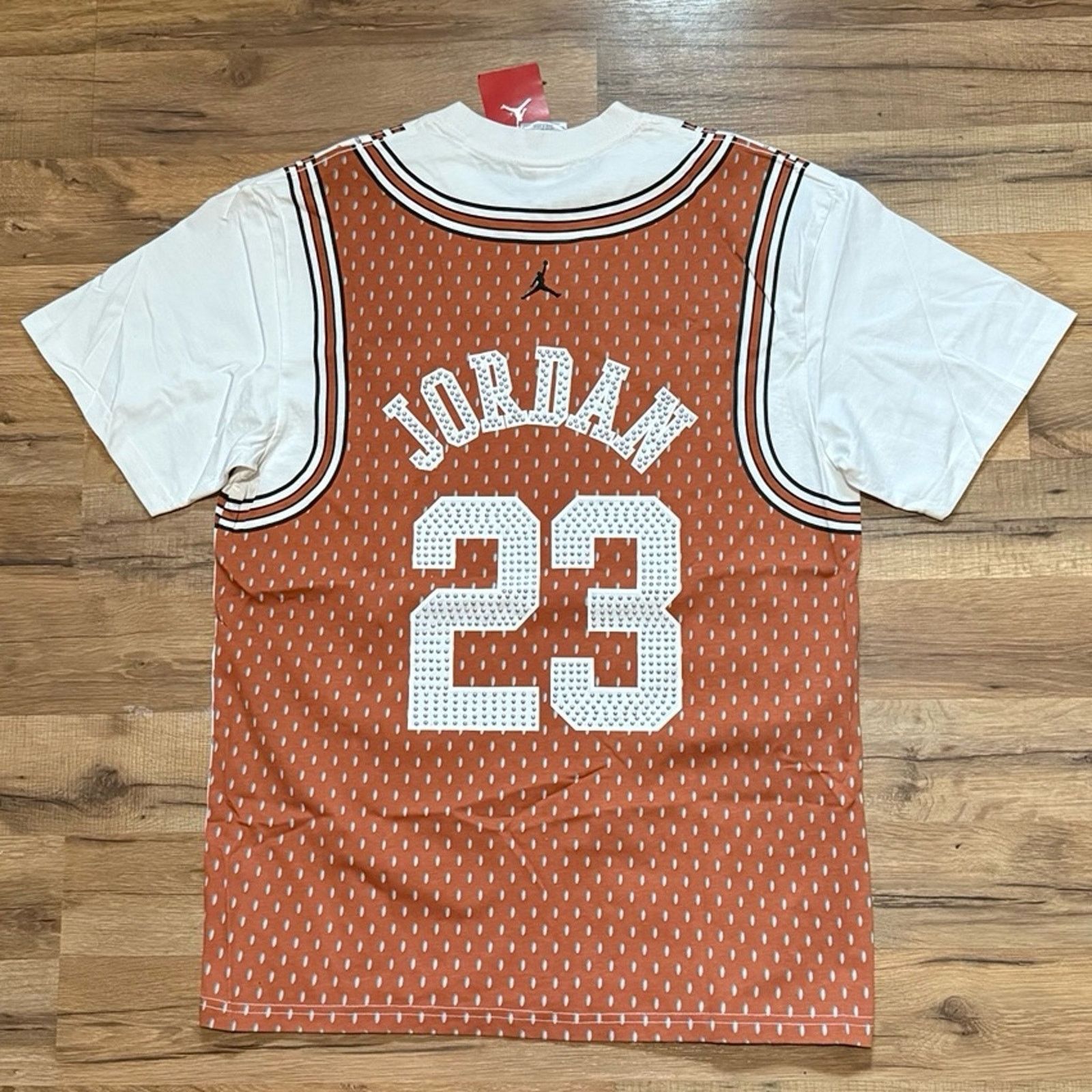 Jordan Brand 2007 Air Jordan Studded Jersey Short Sleeve Shirt Size US L / EU 52-54 / 3 - 2 Thumbnail