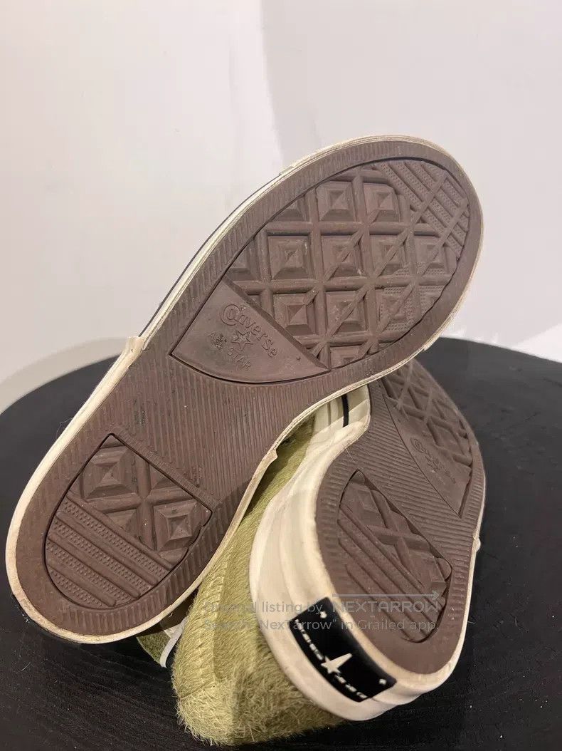 Rick Owens Rick Owens DRKSHDW One Star low-top sneaker with fur upper Size US 11 / EU 44 - 5 Thumbnail