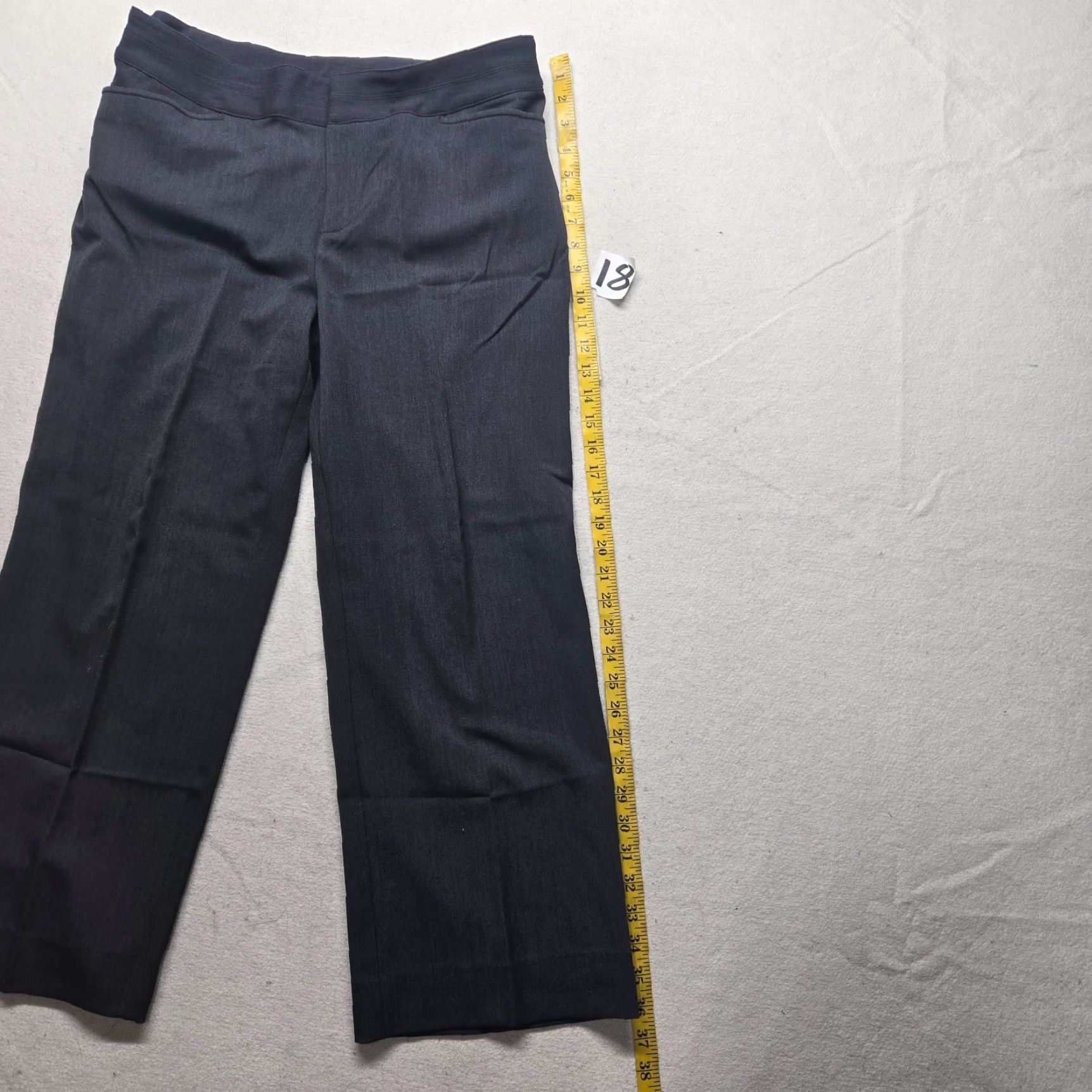 Vintage Christopher & Banks Straight Pants Pockets Gray Size 12 Womens Adult Regular Size 34" / US 12 / IT 48 - 7 Thumbnail