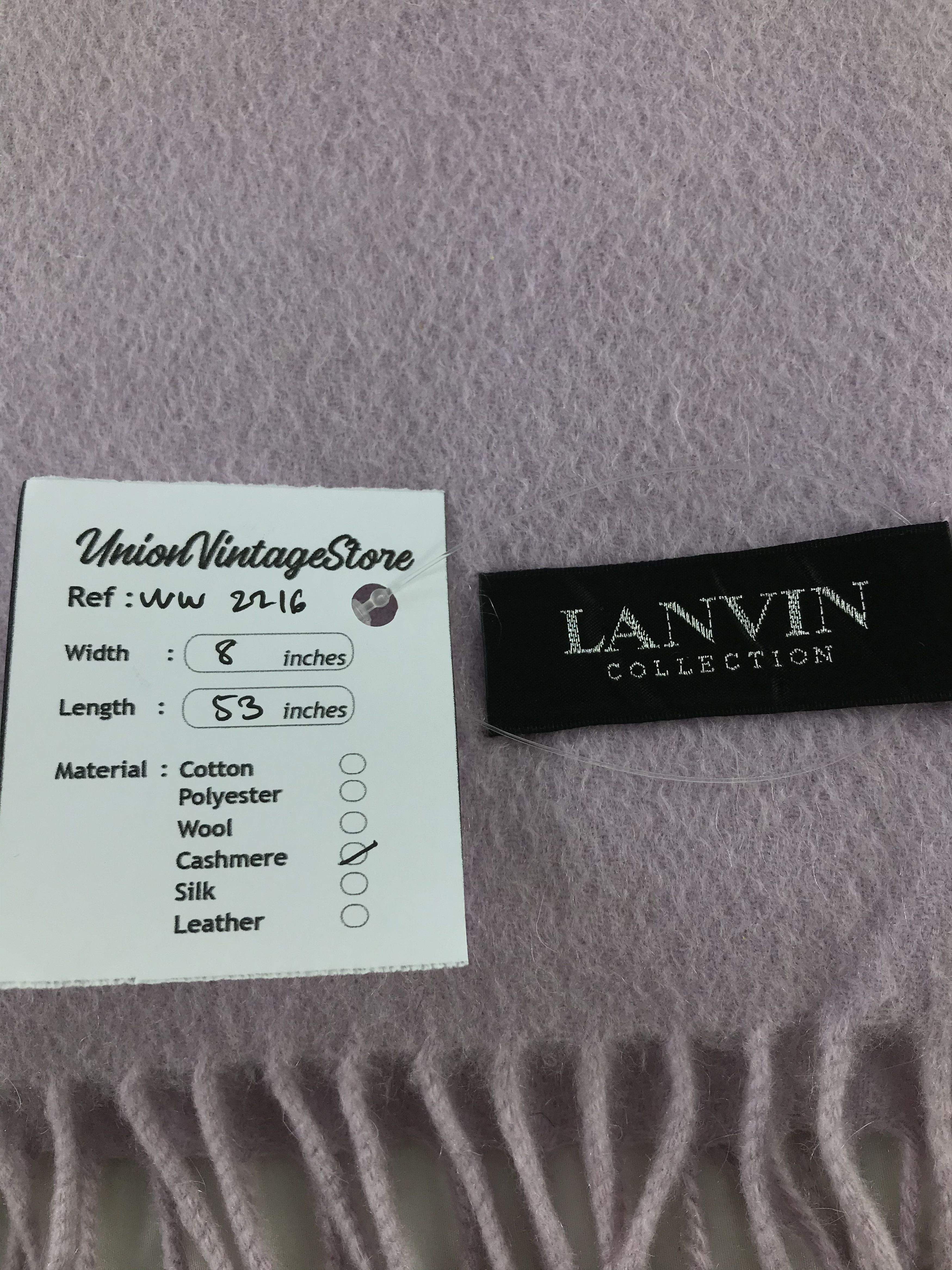 Lanvin × Vintage Lanvin Scarf / Muffler / Neckwear - WW2216 Size ONE SIZE - 4 Thumbnail
