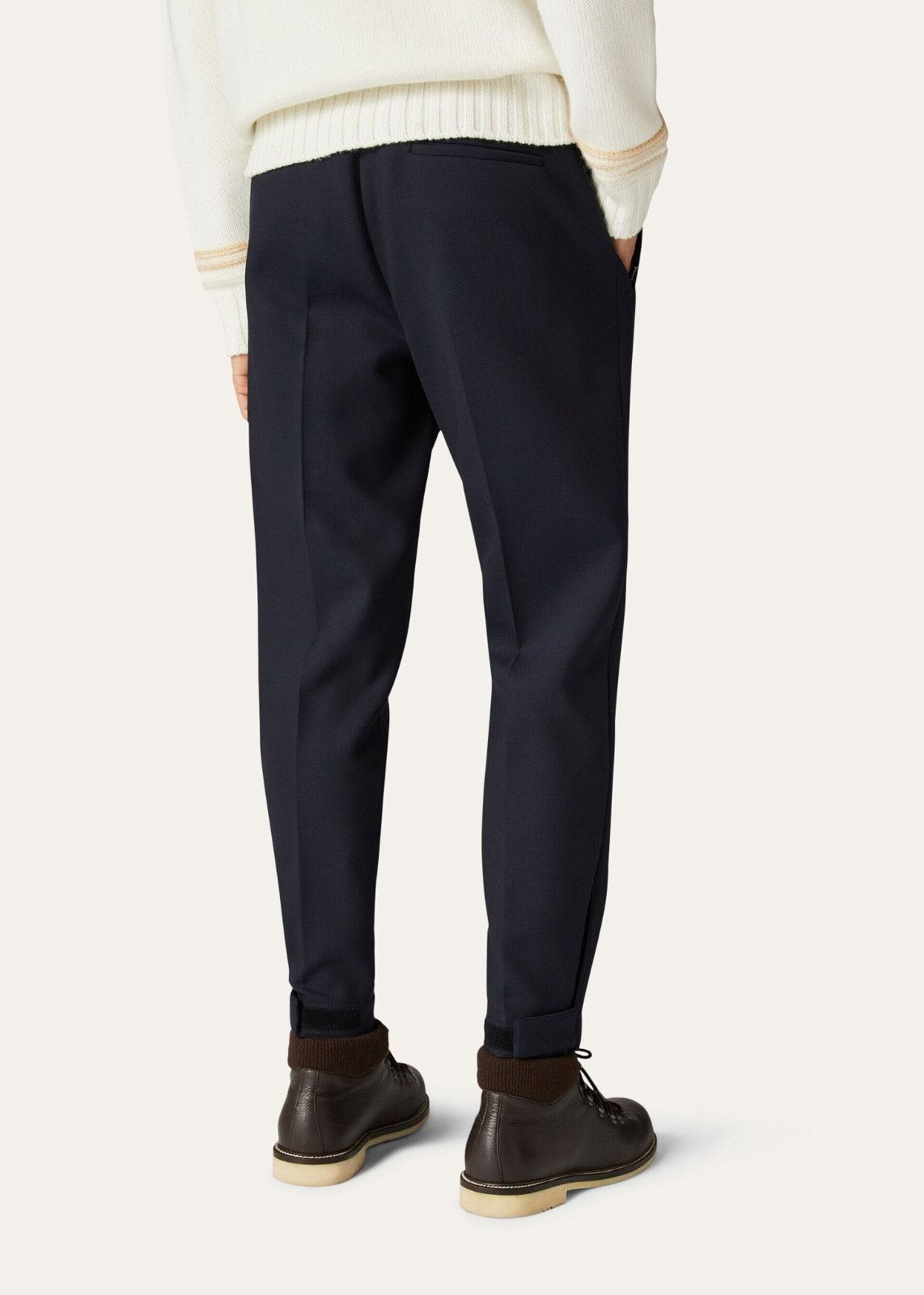 Loro Piana o1srvl11e1224 Muster Techno Wool Pant in Navy Blue Size US 36 / EU 52 - 4 Thumbnail