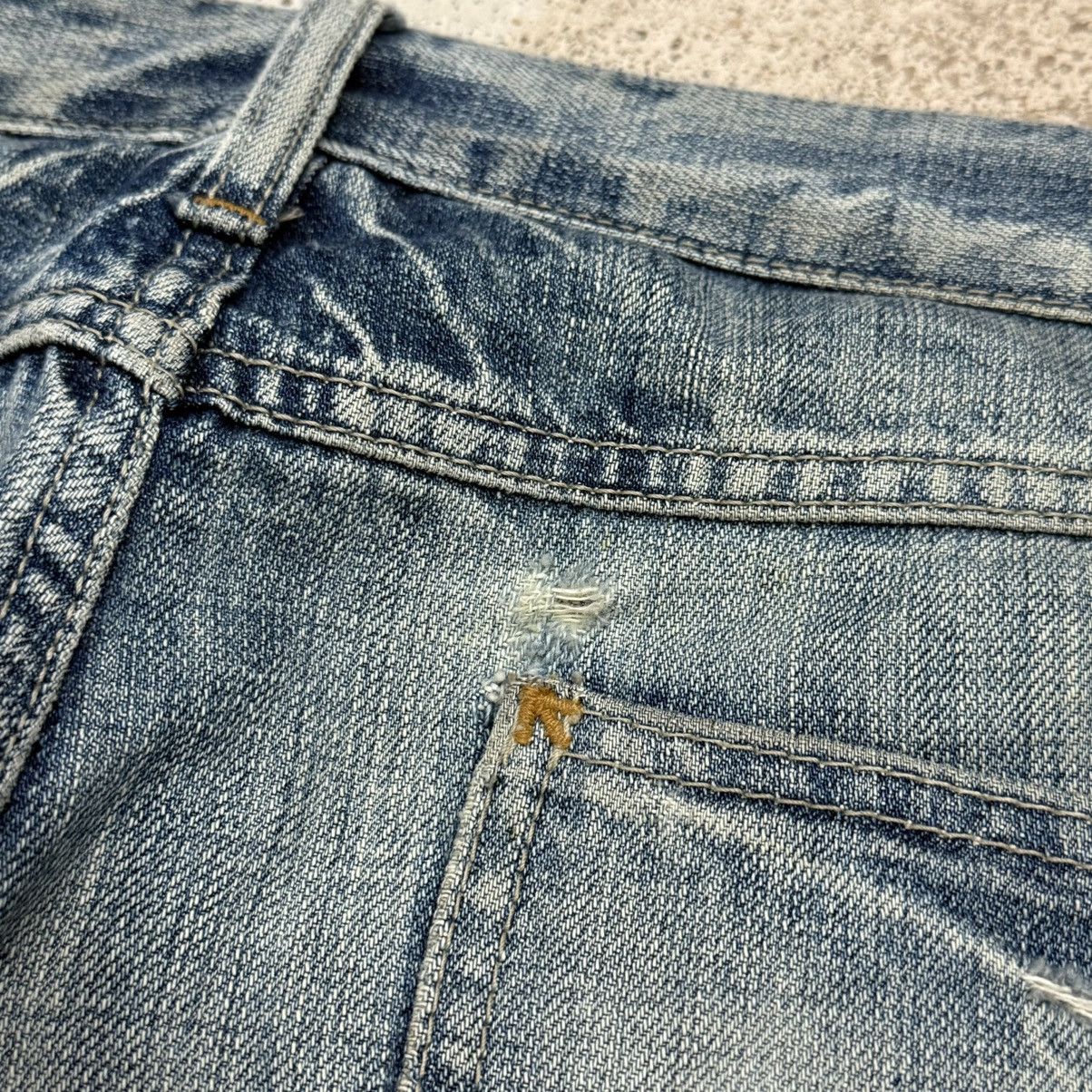 Japanese Brand R. Newbold Distressed Stitching Paint Splitter Denim Pants Size US 33 - 16 Thumbnail