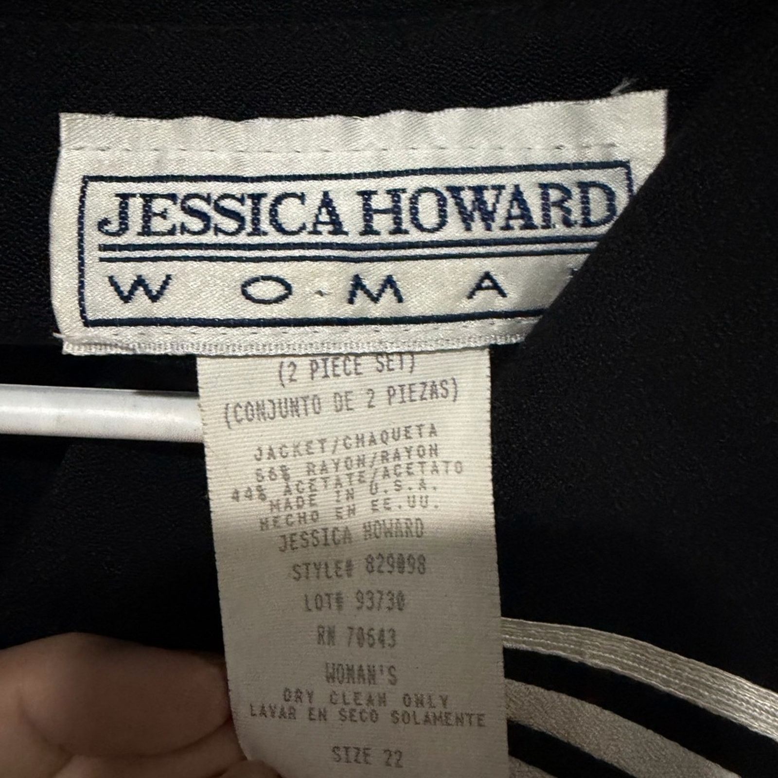Other VINTAGE Jessica Howard Sailor Chic 2-Piece Pant Set Size 22 Size 3XL / US 20-22 - 2 Thumbnail