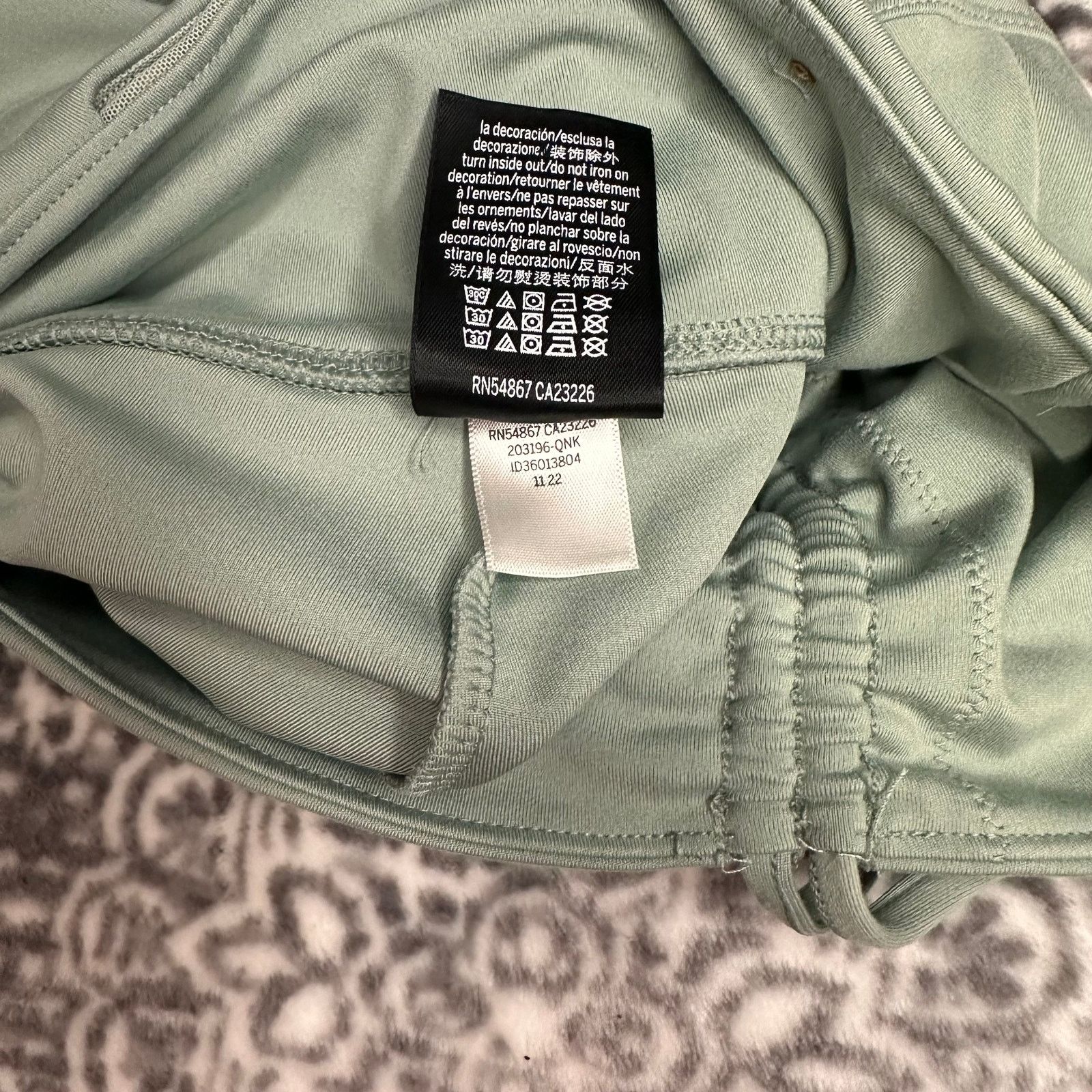 Victoria's Secret PINK Leggings Size XS Iceberg Green Size 26" / US 2 / IT 38 - 7 Thumbnail