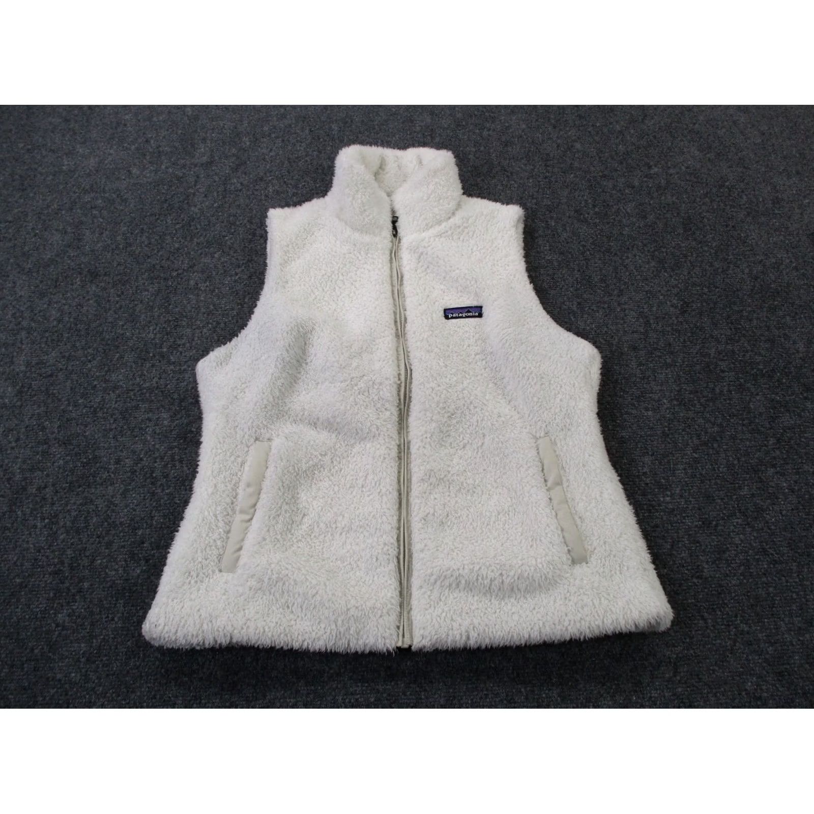 Patagonia Patagonia Vest Jacket Womens L White Fuzzy Fleece Los Gatos Outdoor Hiking 25215 Size L / US 10 / IT 46 - 2 Thumbnail