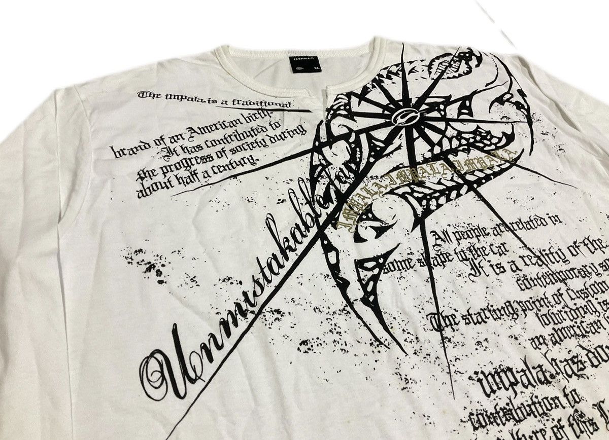 Hysteric Glamour × If Six Was Nine × Japanese Brand 🔥Sick Y2K Impala Tribal Poem Ls Shirt Goth LGB Ifsixwasnine Size US XL / EU 56 / 4 - 1 Thumbnail