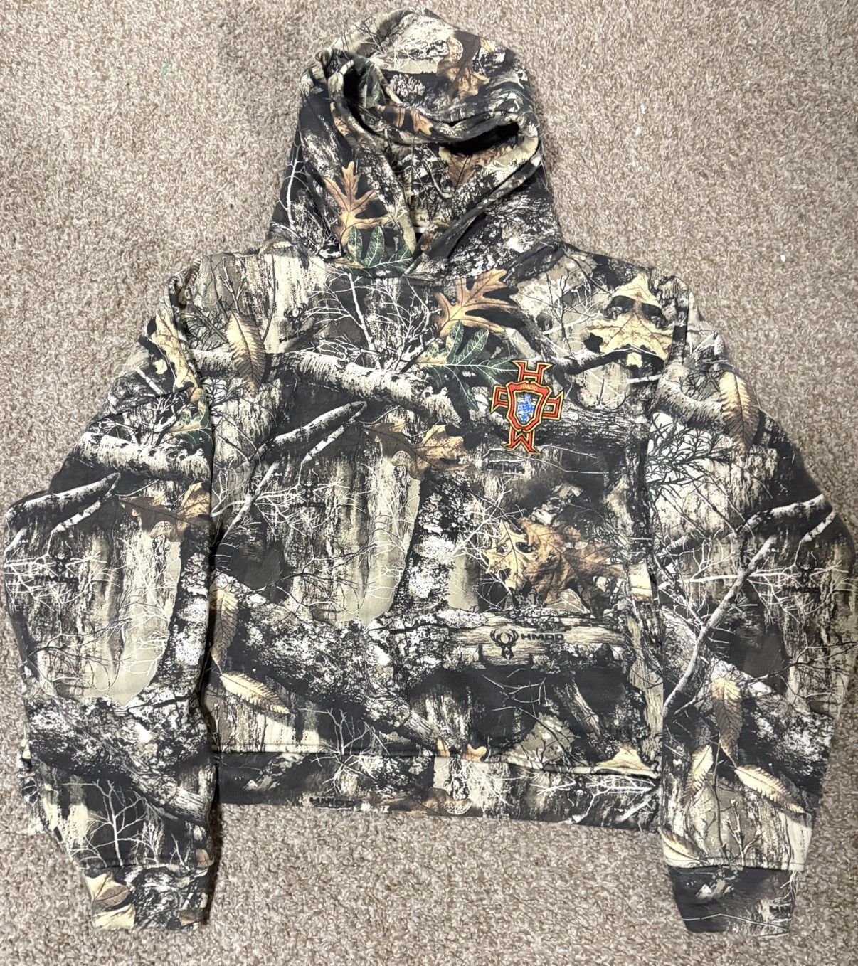 HMDD Double Hood Camo Real Tree Hooodie