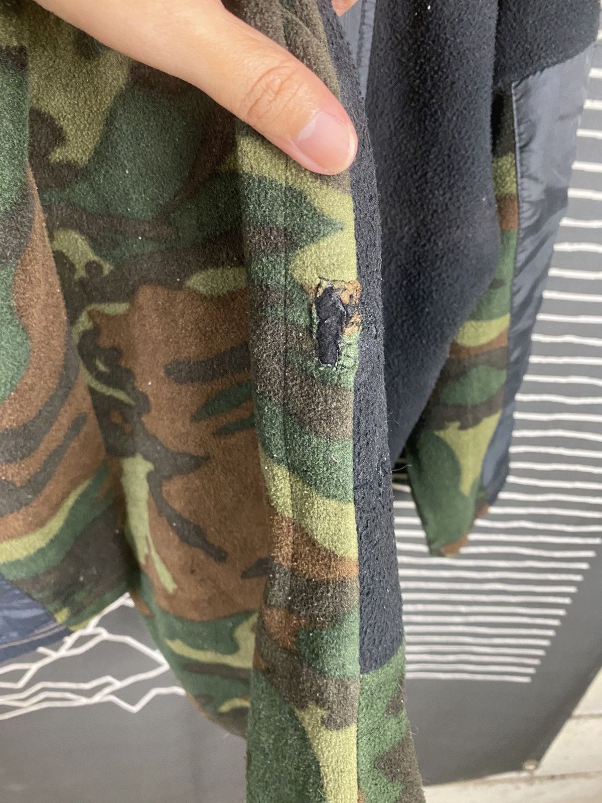 Stussy Vintage 90s Stüssy Sport fleece jacket camouflage pattern Size US XL / EU 56 / 4 - 11 Thumbnail