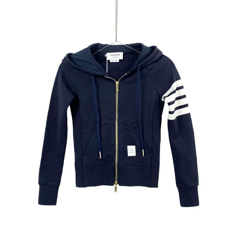 Thom Browne Thom Browne Raplace striped hooded coat Size XS / US 0-2 / IT 36-38 - 1 Thumbnail