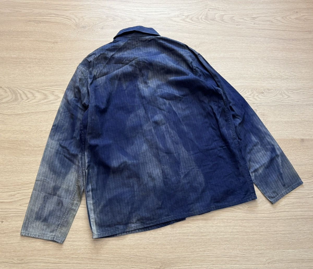 Le Laboureur Vintage Sunfaded Worker Le Laboureur Chore Trashed Jacket Size US L / EU 52-54 / 3 - 7 Thumbnail