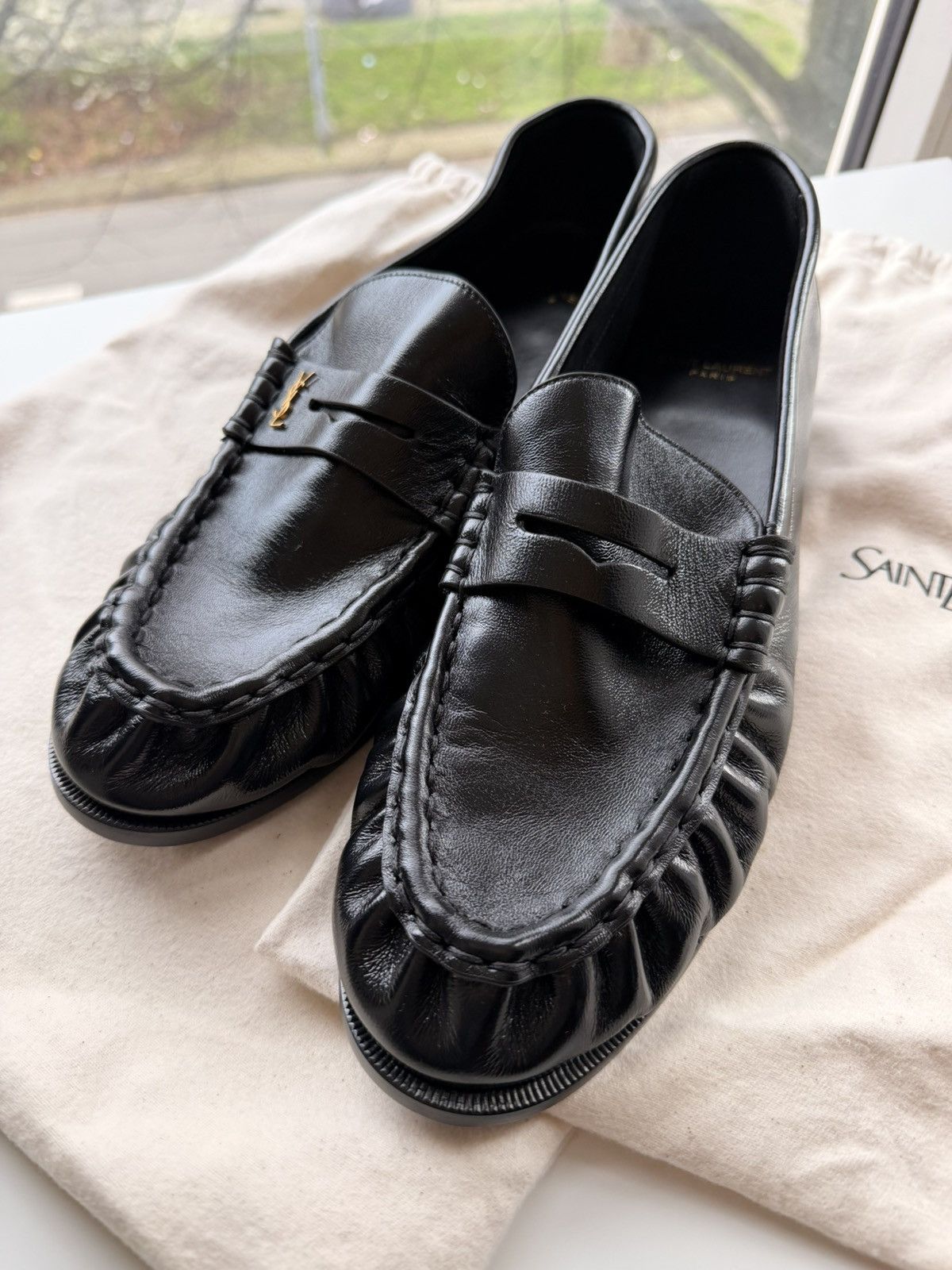 Saint Laurent Paris Le Loafer 83947125VAA1000 Size US 11 / EU 44 - 1 Thumbnail