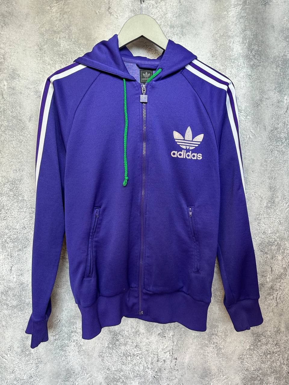 Adidas Adidas Originals Purple Full Zip Track Jacket Vintage Y2K Size US S / EU 44-46 / 1 - 3 Thumbnail
