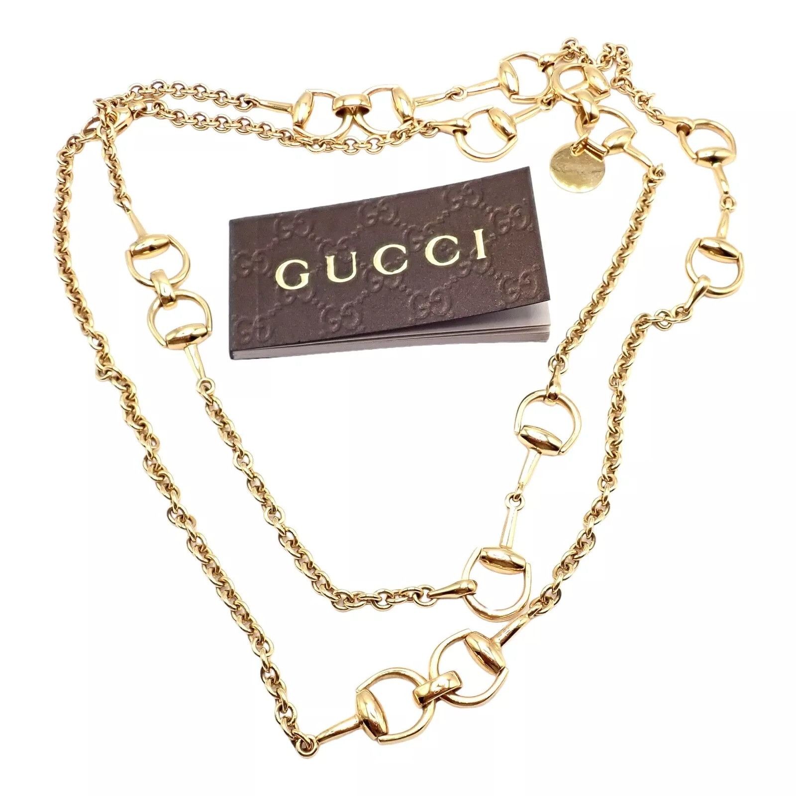 Gucci Gucci 18k Yellow Gold 34.5" Long Chain Sautoir Necklace Size ONE SIZE - 5 Thumbnail