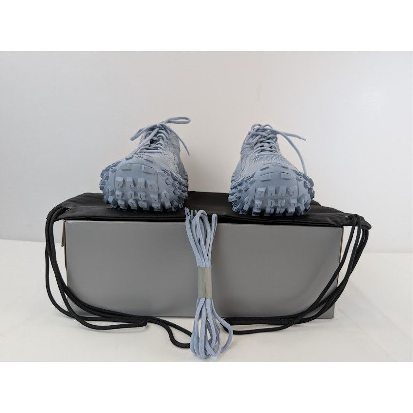 Balenciaga o1rshd1 Bouncer / Defender Low Top Sneaker in Faded Blue Size US 12 / EU 45 - 17 Thumbnail
