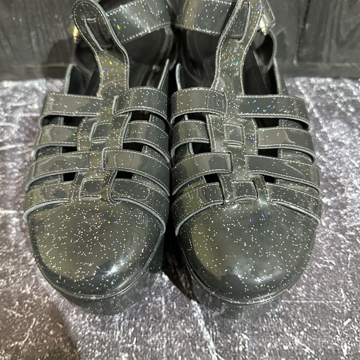 Loewe LOEWE GLITTER PATENT Leather Platform Women’s Shoes 38size Size US 8 / IT 38 - 6 Thumbnail