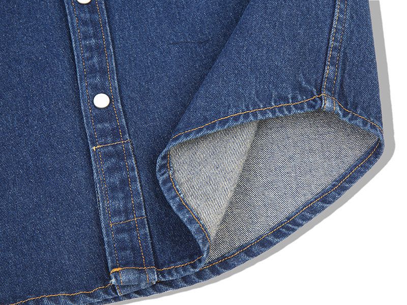 Japanese Brand Vintage Raw Classic Denim Shirt Size US XXL / EU 58 / 5 - 8 Thumbnail