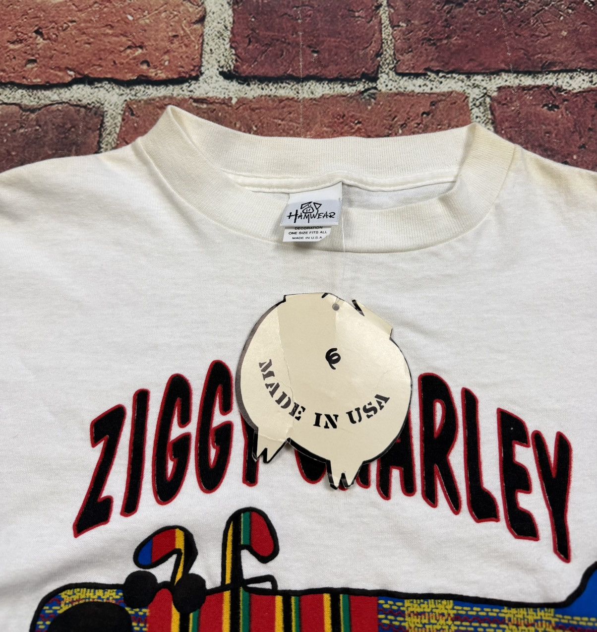 Other Vintage Ziggy Marley T Shirt Hamwear Hip Hop Dog Parody 90s Size US XL / EU 56 / 4 - 6 Thumbnail