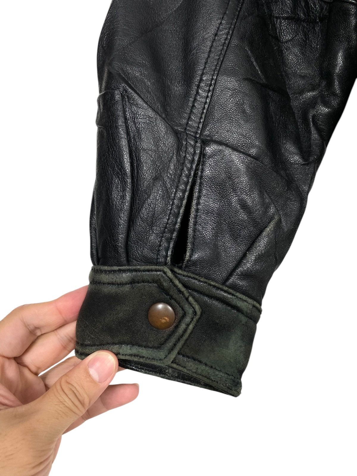 Japanese Brand Rare‼️ Vintage D’Homme A Homme Sheepskin B3 Leather Jacket Size US S / EU 44-46 / 1 - 13 Thumbnail