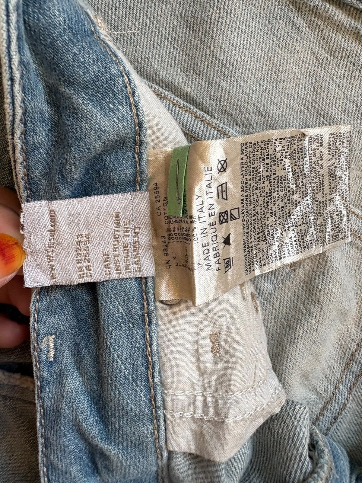 Diesel Vintage Diesel Fayza Mud Wash Curved Leg Jeans Size US 31 - 11 Thumbnail