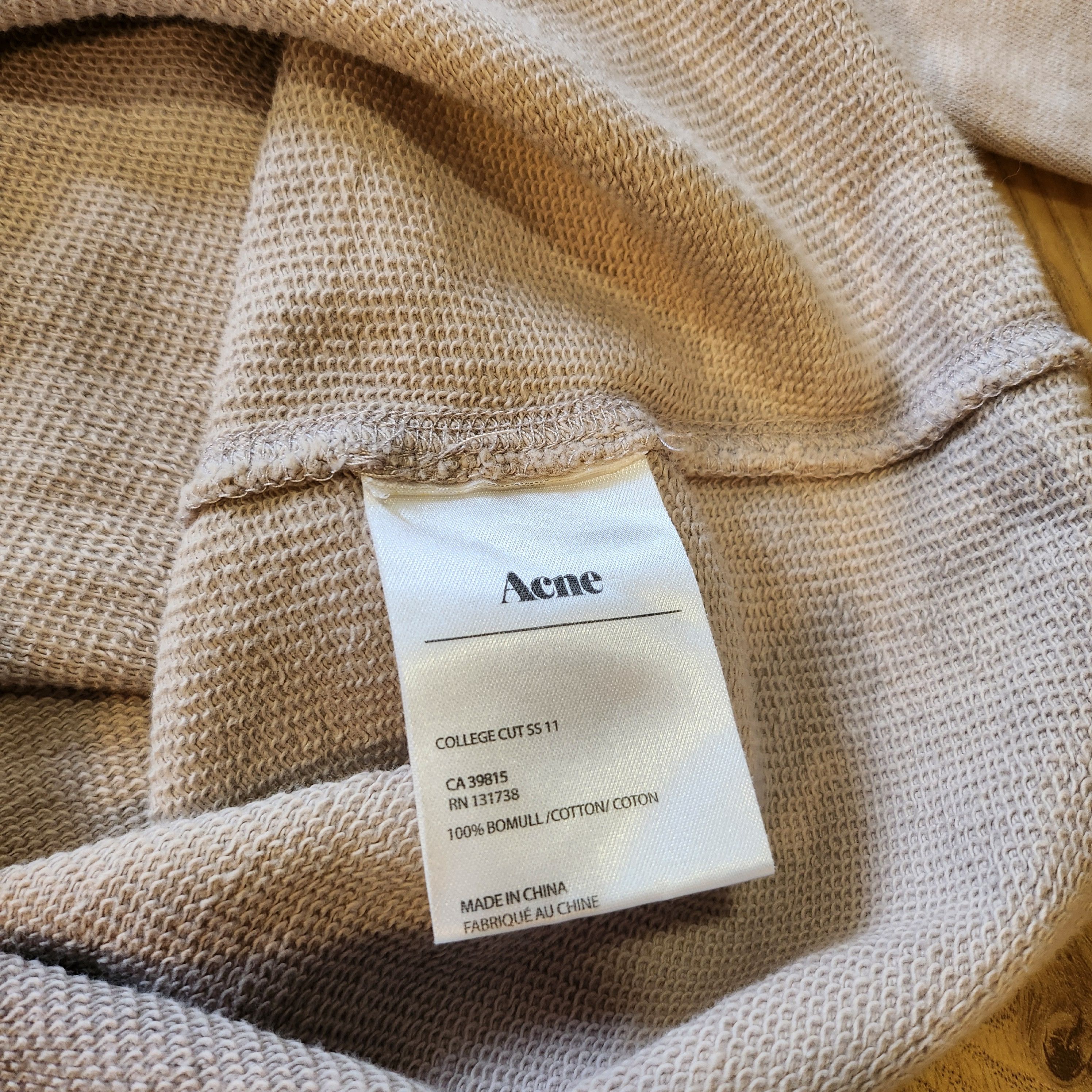 Acne Studios Acne Studios RARE College Cut SS11 Size US L / EU 52-54 / 3 - 4 Thumbnail